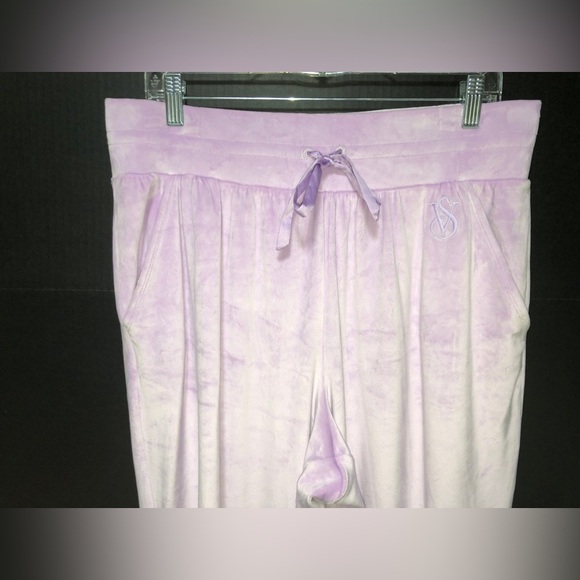 ⛵️Victoria’s Secret On Point Lavender Plush Velour Joggers - Picture 4 of 13